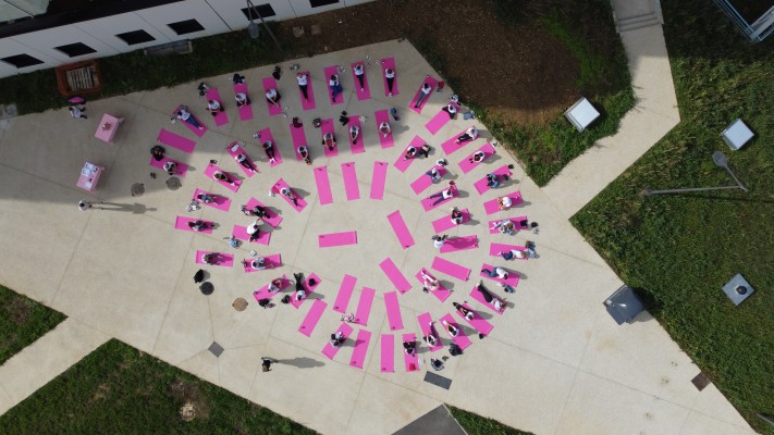 Yoga Rose vue ciel
