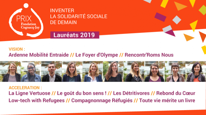 Lauréats 2019 Prix Fondation Cognacq-Jay